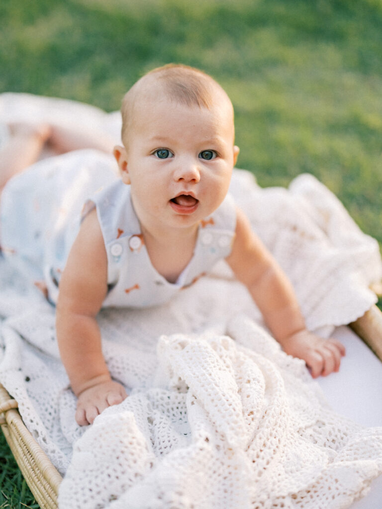 Baby basket photo Cynthia Knapp Photography Fort Worth Photographer